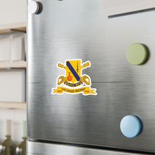 Load image into Gallery viewer, Kiss-Cut Vinyl Decals - Army  - 14th Cavalry Regiment w Br - Ribbon
