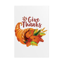 Load image into Gallery viewer, Rolled Poster - Thanksgiving - Give Thanks
