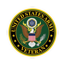 Load image into Gallery viewer, Kiss-Cut Stickers - Army - US Army Veteran
