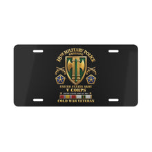 Load image into Gallery viewer, License Plate - Army - 18th MP Brigade - V Corps-  COLD SVC - 3d Enhanced X 300
