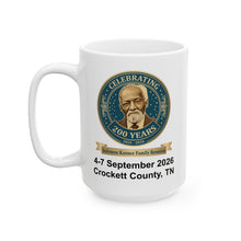 Load image into Gallery viewer, White Ceramic Mug — Solomon Koonce Family Reunion - 4-7 September 2026
