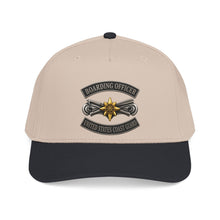 Load image into Gallery viewer, Mid Profile Baseball Cap - USCG - Boarding Officer w txt - 3D - Enhanced
