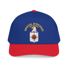 Load image into Gallery viewer, Mid Profile Baseball Cap - Special Activities Division - COA - Central Intelligence Agency - 3D - Enhanced
