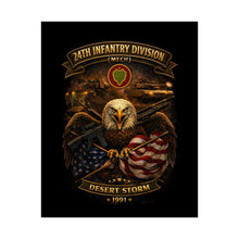 Load image into Gallery viewer, Matte Poster - 24th Infantry Division - Desert Storm
