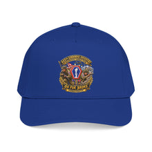 Load image into Gallery viewer, Mid Profile Baseball Cap - Army - 442nd Airborne Infantry Regimental Combat Team - 3D - Enhanced with EUR WWII SVC
