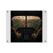 Load image into Gallery viewer, Acrylic Wall Art Panel - Pilots View Hot LZ - Vietnam

