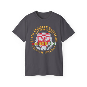 Unisex Ultra Cotton Tee - 864th Engineer Battalion with Vietnam Service Ribbon X 300