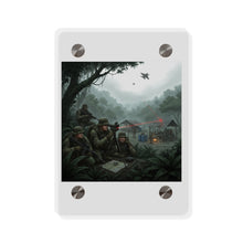 Load image into Gallery viewer, Acrylic Wall Art Panel - SOF Team Hitting a Jungle Drug Lab

