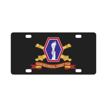 Load image into Gallery viewer, Army - 442nd Infantry Regimental Combat Team w Artillery Br - SSI - Ribbon X 300 Classic License Plate
