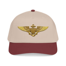 Load image into Gallery viewer, Mid Profile Baseball Cap - USCG - Aviator Badge wo txt - 3D - Enhanced
