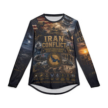 Load image into Gallery viewer, Iran Conflict  Long Sleeve Shirt – Patriotic Military Tribute All-Over Print
