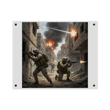 Load image into Gallery viewer, Acrylic Wall Art Panel - Marines in  the 2nd Battle of Fallujah

