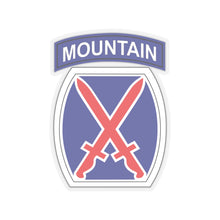 Load image into Gallery viewer, Kiss-Cut Stickers - SSI - 10th Mountain Division X 300
