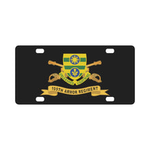 Load image into Gallery viewer, 109th Armor Regiment w Br - Ribbon X 300 Classic License Plate
