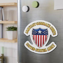 Load image into Gallery viewer, Die-Cut Magnet - Army - Adjutant General's Corps - 3D - Enhanced
