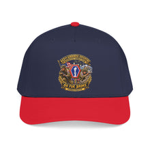 Load image into Gallery viewer, Mid Profile Baseball Cap - Army - 442nd Airborne Infantry Regimental Combat Team - 3D - Enhanced with EUR WWII SVC
