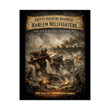 Load image into Gallery viewer, Matte Poster - 369th Infantry Regiment - Assault across No Man's Land - WWI - Poster
