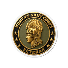 Load image into Gallery viewer, Die-Cut Magnet - Army - Women's Army Corps Veteran - 3D - Enhanced
