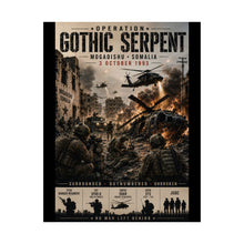 Load image into Gallery viewer, Matte Poster - Mogsdishu Somolia - Operation Gothic Serpent
