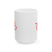 Load image into Gallery viewer, White Ceramic Mug - 11oz &amp; 15oz - Thank you
