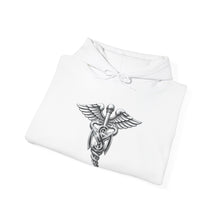 Load image into Gallery viewer, Hoodie – Army Medical Service Corps (MS) Branch Insignia - 3D - Silver - Enhanced
