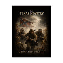 Load image into Gallery viewer, Matte Poster - 1st Texas Infantry in the cornfield - Poster
