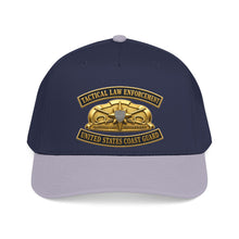 Load image into Gallery viewer, Mid Profile Baseball Cap - USCG - Tactical Law Enforcement w txt - 3D - Enhanced

