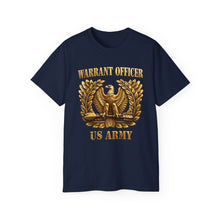 Load image into Gallery viewer, Unisex Ultra Cotton Tee - Warrant officer gold insignia
