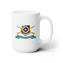 Load image into Gallery viewer, White Mug 15oz -Army - 41st Infantry - Army - 41st Infantry Regiment w Br - Ribbon X 300
