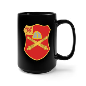 Black Mug 15oz - DUI - 10th Field Artillery Regiment wo Txt X 300
