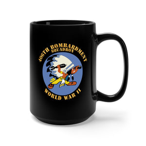 Black Mug 15oz - AAC - 406th Bombardment Squadron - WWII X 300