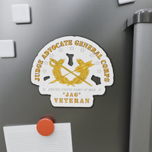 Load image into Gallery viewer, Die-Cut Magnets - JAG Branch Veteran
