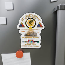 Load image into Gallery viewer, Die-Cut Magnets - 1st Squadron 1st Cavalry Regiment - 1st AD - Battle Medina Ridge w M1 - M2
