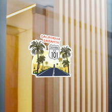 Load image into Gallery viewer, Kiss-Cut Vinyl Decals - California Dreamin - California Highway 101
