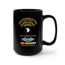 Load image into Gallery viewer, Black Mug 15oz - Army - 58th Infantry Platoon - Scout Dog - w CIB - VN SVC X 300
