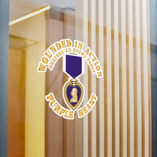 Load image into Gallery viewer, Kiss-Cut Vinyl Decals - Wounded in Action - Purple Heart - Against Enemy X 300
