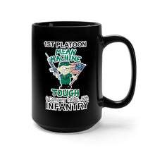 Load image into Gallery viewer, Black Mug (11oz, 15oz) - 1st Platoon Infantry
