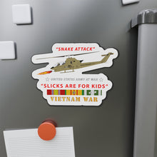 Load image into Gallery viewer, Die-Cut Magnets - AH-1 Cobra - Snake Attack - Slicks are for Kids w VN SVC
