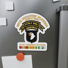 Load image into Gallery viewer, Die-Cut Magnets - Army - 58th Infantry Platoon - Scout Dog - w VN SVC X 300
