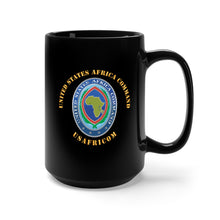 Load image into Gallery viewer, Black Mug 15oz - Africa Command - DUI X 300
