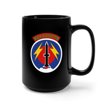 Load image into Gallery viewer, Black Mug 15oz - Army - 56th Artillery Command - Pershing
