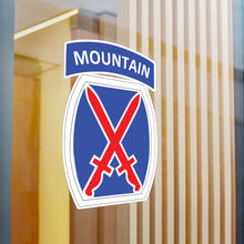 Load image into Gallery viewer, Kiss-Cut Vinyl Decals - DUI - 10th Infantry Division X 300
