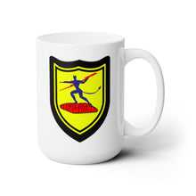 Load image into Gallery viewer, White Ceramic Mug 15oz - Army - 740th Tank Battalion DUI wo Text
