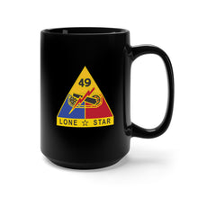 Load image into Gallery viewer, Black Mug 15oz - DUI - 49th Armored Division X 300
