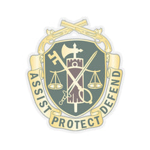 Load image into Gallery viewer, Kiss - Cut Stickers - Military Police Corps Regimental DUI wo Txt X 300
