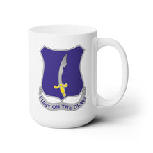 Load image into Gallery viewer, White Mug 15oz -  Army - 369th Infantry Regiment - First Draw - wo Txt

