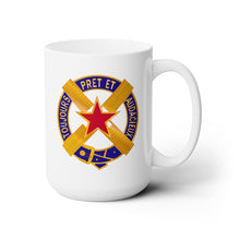 Load image into Gallery viewer, White Ceramic Mug 15oz - Army  - 303rd Armored Cavalry Regiment wo Txt

