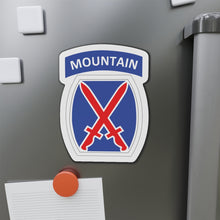 Load image into Gallery viewer, Die-Cut Magnets - DUI - 10th Infantry Division X 300
