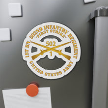 Load image into Gallery viewer, Die-Cut Magnets - 1st Bn 502nd Infantry Regt - First Strike - Infantry Br
