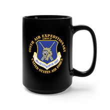 Load image into Gallery viewer, Black Mug 15oz - 409th Air Expeditionary Group w Txt X 300
